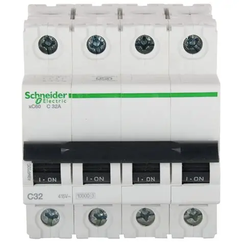 MCB DC MCB, 4POLE, 63A, 1000V