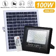 SOLAR FLOOD LIGHTS ZERO DEGREE (ZD) 100W PANEL - 8W, 1 YEAR WARRANTY