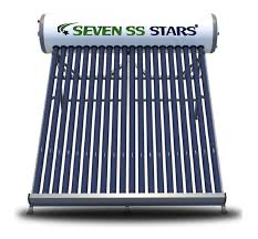 Seven SS 350L White Non-Pressurized Solar Water Heater