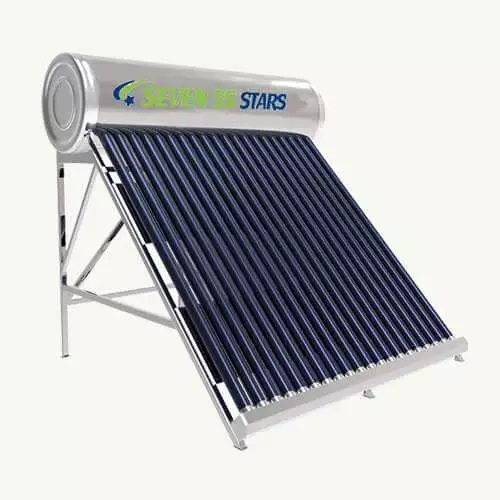 Seven SS 350L Stainless Non-Pressurized Solar Water Heater