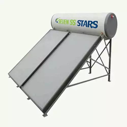 Seven SS 200L Flat-plate Pressurized Solar Water Heater (White)