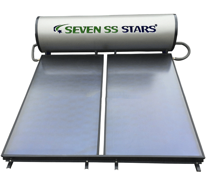 Seven SS 300L Stainless Flat-Plate Pressure Solar Water Heater