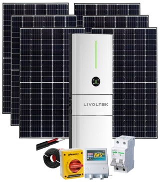 Hyper 6000 - Hybrid Livoltek inverter, 6 KW, LFP Battery, 5.12kWh, complete kit